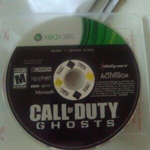 X Box 360 Call of duty: Ghosts